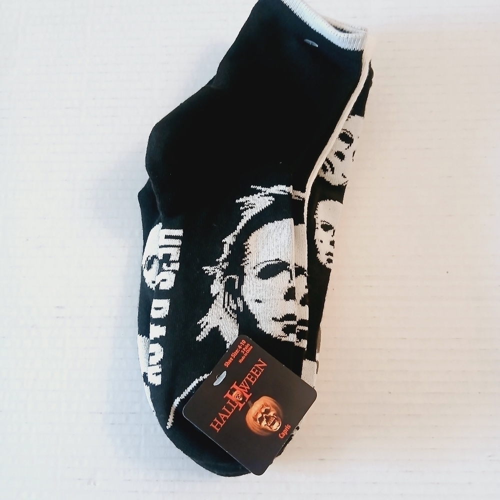 Michael Myers Halloween 2 Men's Socks 5 Pairs Shoe Size 4-10